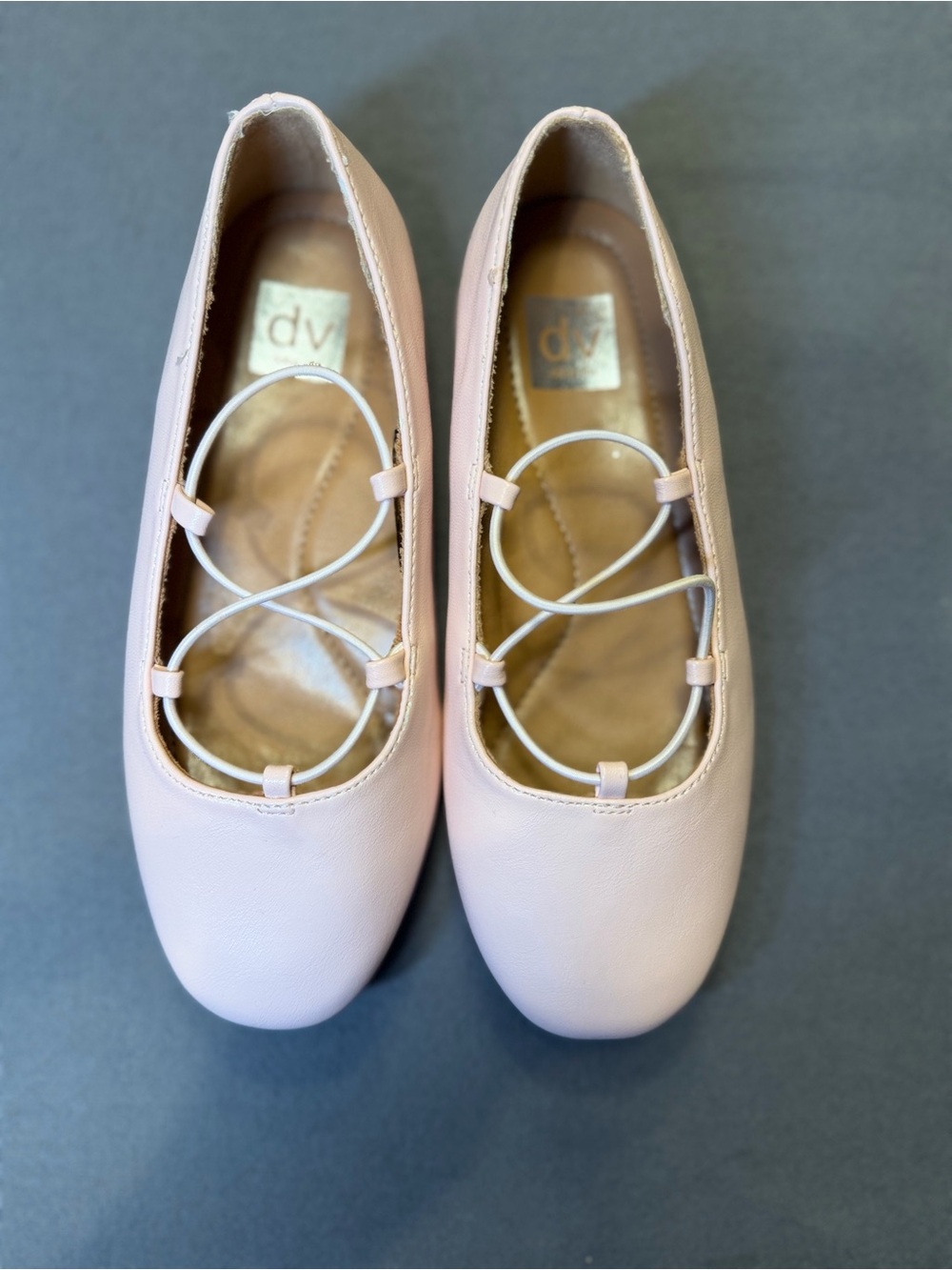 DV by Dolce Vita Nude Pink Ballet Flats Girls Size 1